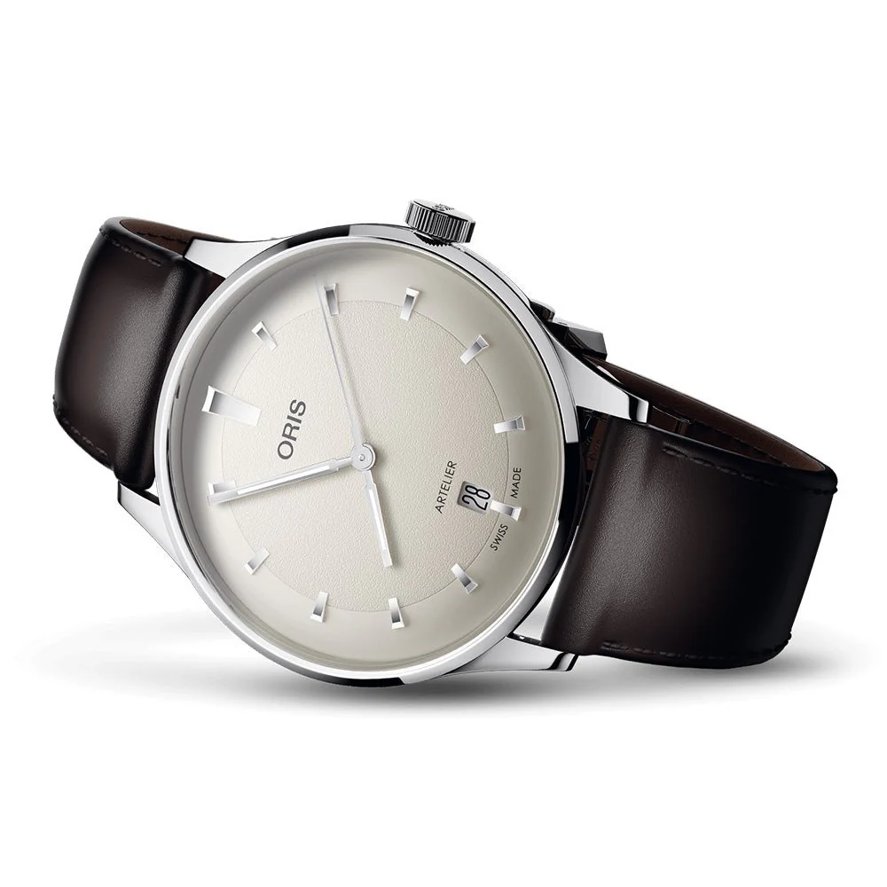 Oris Artelier 38mm 01 733 7810 4051-07 6 20 17FC - Image 3